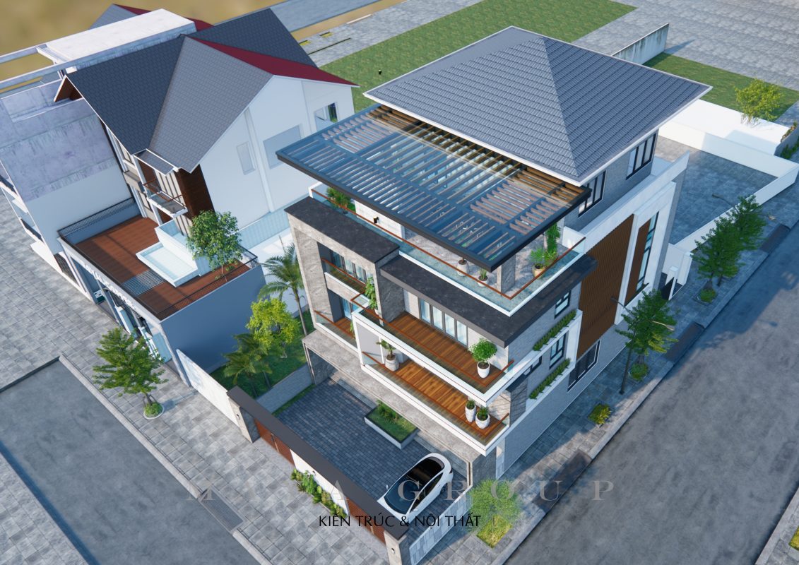 Dự án thiết kế nhà phố anh Quang